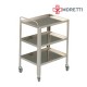 Carucior rastel din inox pentru instrumentar MORETTI - MMO243