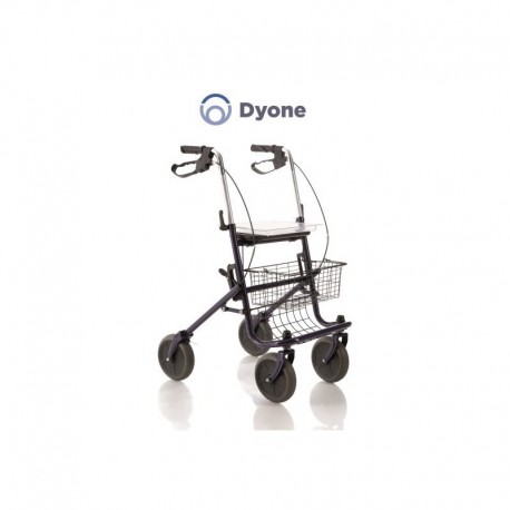 RP690B/R DYONE - Blue/Red - Rolator cu 4 roti, sezut si cos 