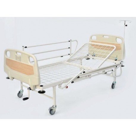 Pat de spital mecanic cu 1 manivela - Simple 9