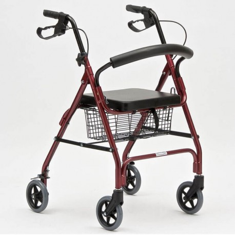 Rolator cu 4 roti, frana si cos - FS966LH