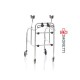 RP755F - Cadru sprijin subrat detasabil cu frana 