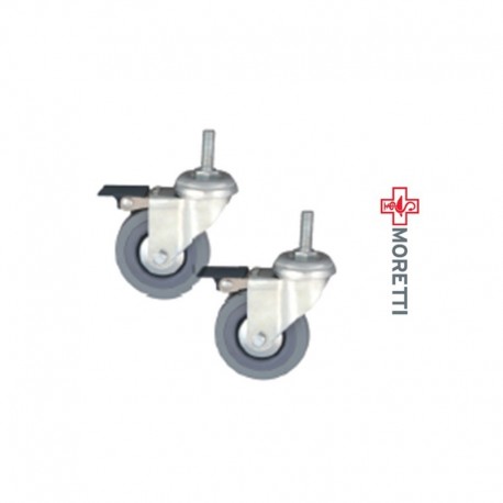 MRV7077 - roti cu frana pentru cadru de mers pereche