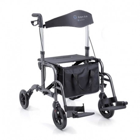 RP540 GAYA - Rolator din aluminiu vopsit, cu functie dubla