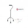 Baston tripod cu maner curb - RP720
